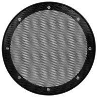 6-1/2" Car Type Steel Mesh 2-Piece Speaker Grille with Plastic Mounting Ring-Pair